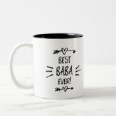 Beste Baba Ooit Tweekleurige Koffiemok (Links)