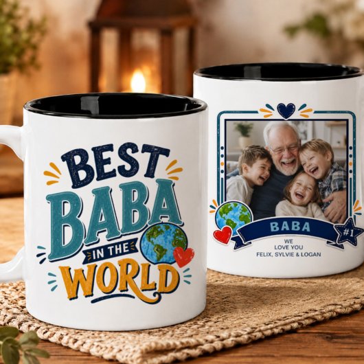 Beste Baba ter Wereld Foto Mok