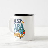 Beste Baba ter Wereld Foto Mok (Voorkant links)