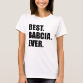 Beste Babcia Ever T-shirt (Voorkant)