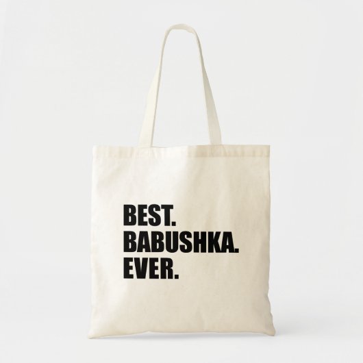 Beste Babushka ooit Russische oma-Canvas tas (Voorkant)