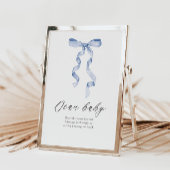 Beste Baby Advies Baby shower Tafelbord met boog Poster