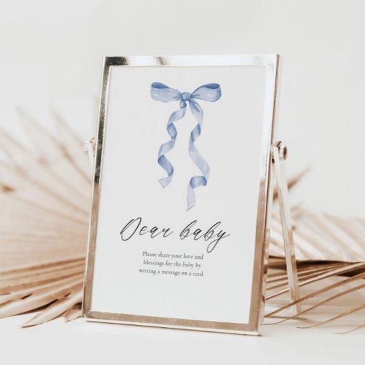 Beste Baby Advies Baby shower Tafelbord met boog Poster