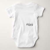 Beste Baby Ever Baby T-shirt (Achterkant)