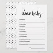 Beste Baby minimalistisch Baby shower (Voorkant / Achterkant)