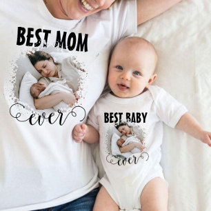 Beste Baby ooit foto mam matching Romper