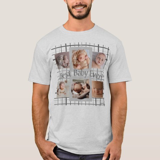 Beste Baby ooit foto T-Shirt - HAMbWG (Voorkant)