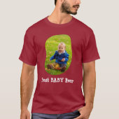Beste BABY ooit upload je familiefoto T-shirt (Voorkant)