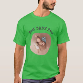 Beste BABY ooit upload je foto van je vierkante fa T-shirt