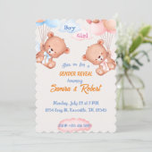 Beste Baby show jongen of meisje Kaart (Staand voorkant)