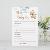 Beste Baby Teddy Bear Baby shower (Staand voorkant)