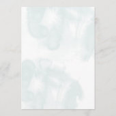 Beste Baby Waterverf groen Baby shower spel Kaart (Achterkant)