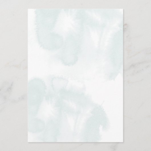 Beste Baby Waterverf groen Baby shower spel Kaart (Achterkant)