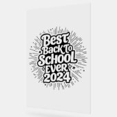 Beste Back to School ooit 2024 ontwerp Acryl Bord (Hoek)