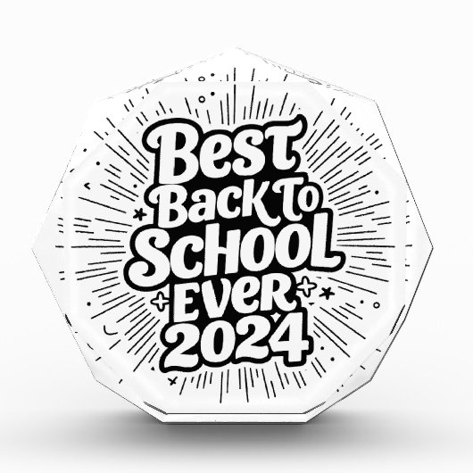Beste Back to School ooit 2024 ontwerp Fotoblokken (Voorkant)