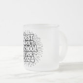 Beste Back to School ooit 2024 ontwerp Matglas Koffiemok (Voorkant rechts)