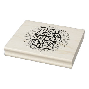 Beste Back to School ooit 2024 ontwerp Rubberstempel