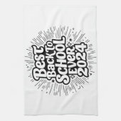 Beste Back to School ooit 2024 ontwerp Theedoek (Verticaal)