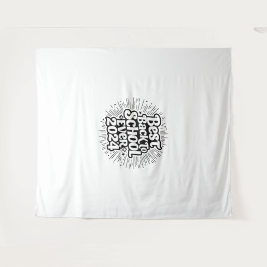 Beste Back to School ooit 2024 ontwerp Wandkleed (Voorkant (horizontaal))
