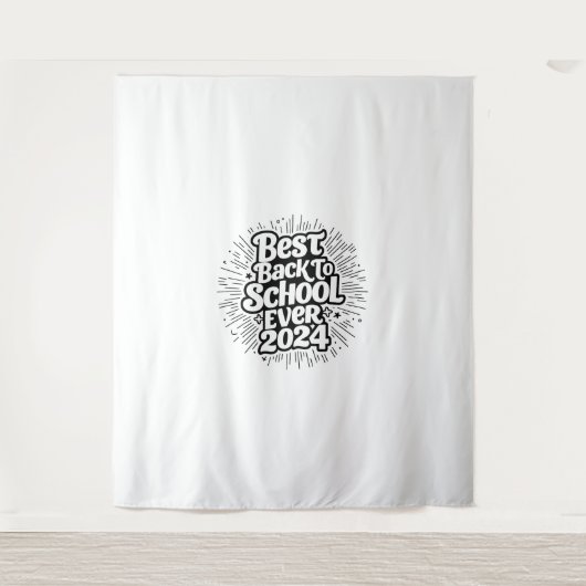 Beste Back to School ooit 2024 ontwerp Wandkleed (Voorkant)