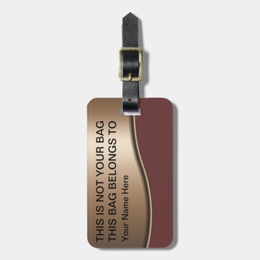 Beste bagage-Labels Bagagelabel (Voorkant verticaal)