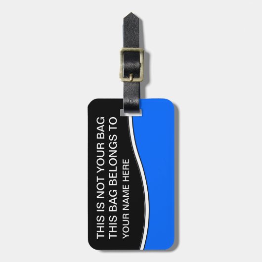 Beste bagagetags bagagelabel (Voorkant verticaal)