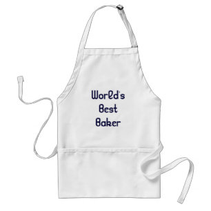 Beste Baker Apron ter wereld Standaard Schort
