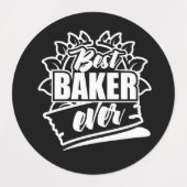 Beste Baker Ever Labels (Design 1)