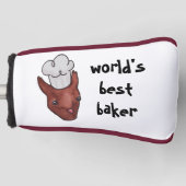 Beste Baker Squirrel ter wereld Golfheadcover (Voorkant)