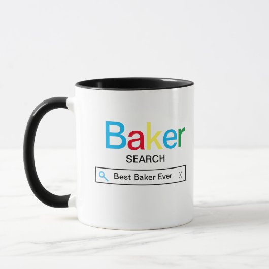 Beste Bakker Ooit Zoekmachine Resultaat Mok (Links)