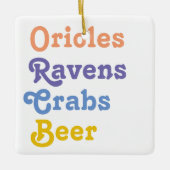 Beste Baltimore Keramisch Ornament (Voorkant)