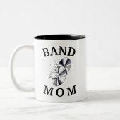 Beste "BAND MOM" ooit! Moederdag Tweekleurige Koffiemok (Links)