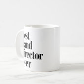 Beste banddirecteur ooit Mok! Koffiemok (Voorkant links)