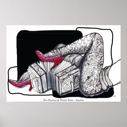 Beste Bandoneon Tango Poster (Voorkant)