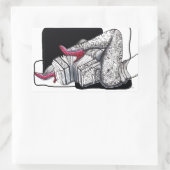 Beste Bandoneon Tango Rechthoekige Sticker (Tas)