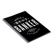 Beste bankier ter wereld notitieboek (Rechterzijde)