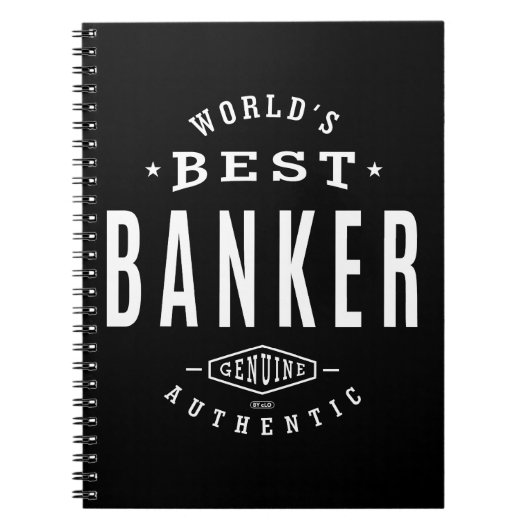Beste bankier ter wereld notitieboek (Voorkant)