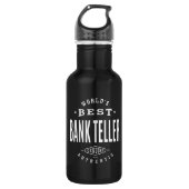 Beste bankverkoper ter wereld waterfles (Voorkant)