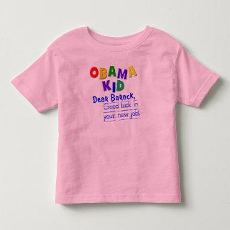 Beste Barack, veel succes met je nieuwe baan! Kinder Shirts