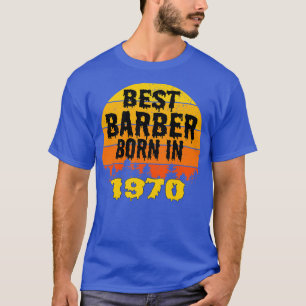 Beste Barber geboren in 1970 op zondag T-shirt