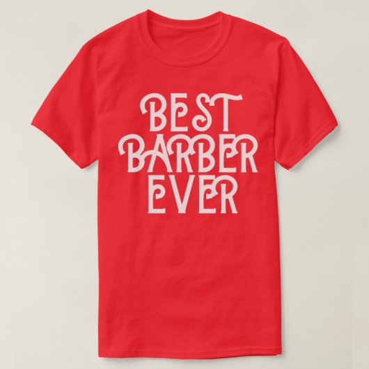Beste Barber ooit 15 T-shirt (Design voorkant)