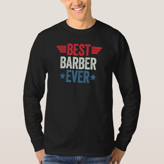 Beste Barber ooit 1 T-shirt (Voorkant)