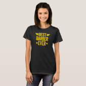 Beste Barber ooit 2 T-shirt (Voorkant volledig)