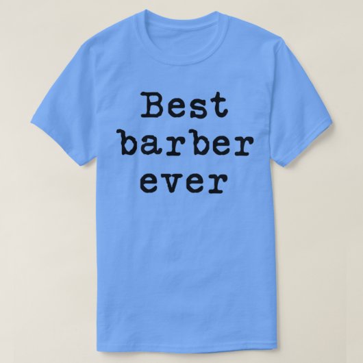 Beste Barber ooit 2 T-shirt (Design voorkant)