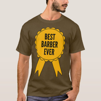 Beste barber ooit Gold Medal Achievement T-shirt