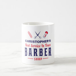 Beste Barber Retro Monogram Koffiemok