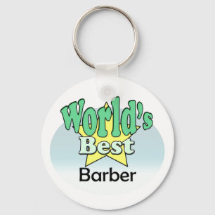 Beste Barber ter wereld Sleutelhanger