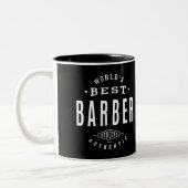 Beste Barber ter wereld Tweekleurige Koffiemok (Links)