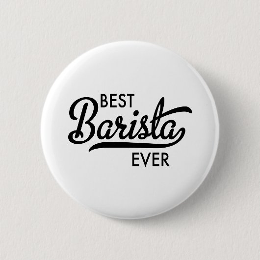 Beste Barista ooit Ronde Button 5,7 Cm (Voorkant)