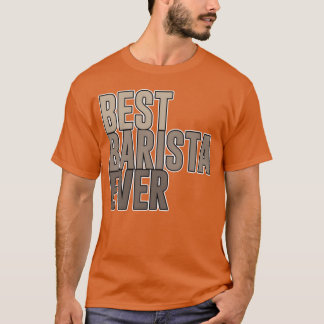Beste Barista Ooit vintage T-shirt